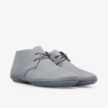 Camper Right Ankle Boots Grey - Womens Singapore HIXLBD-115